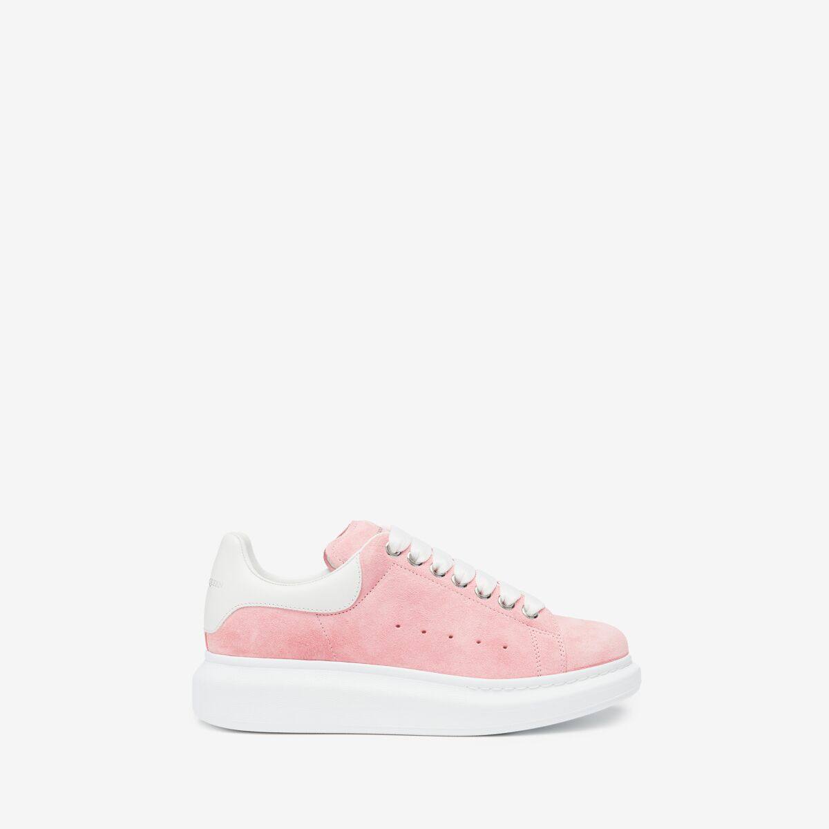 Alexander McQueen Women's Pink Oversized Sneaker - 5.5 (Calf Leather)